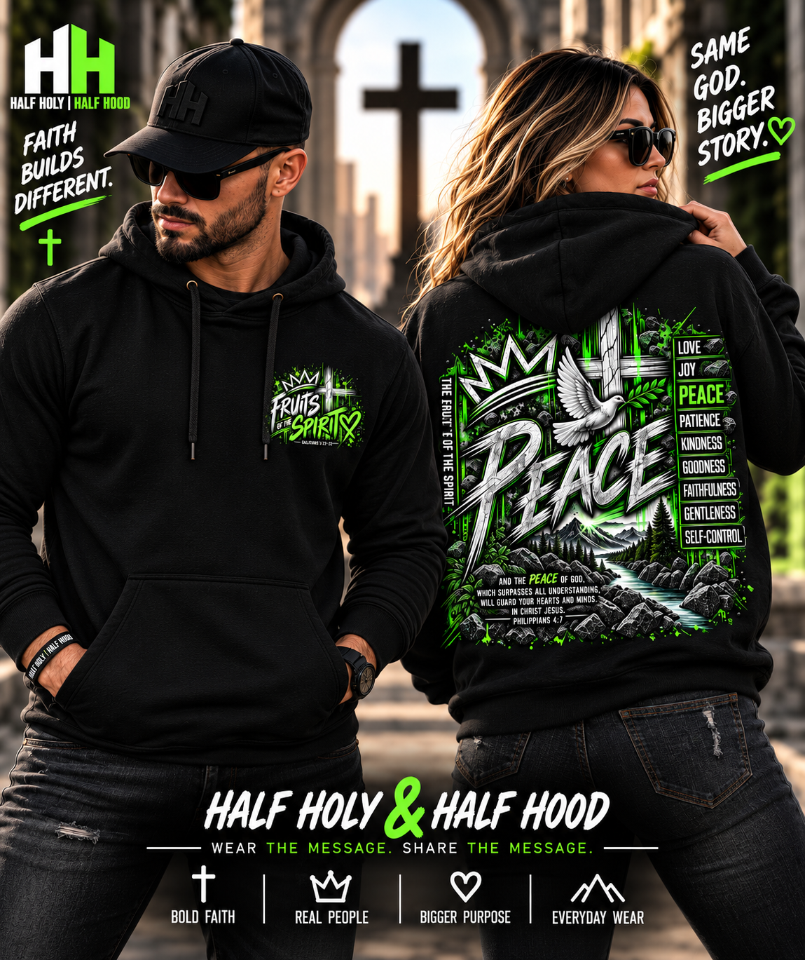 Fruits of the Spirit – Peace Unisex Hoodie