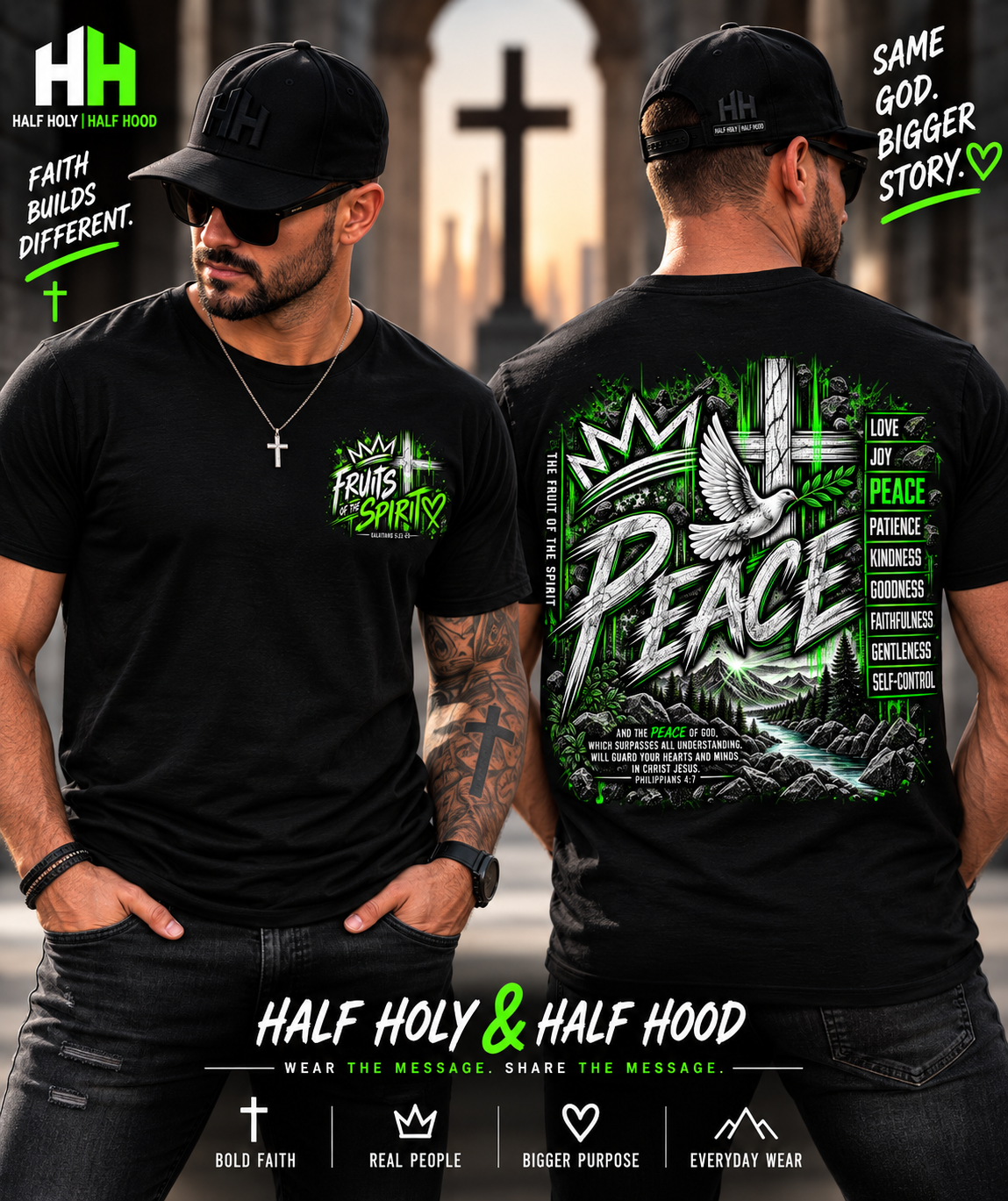 Fruit of the Spirit – Peace Men’s Faith Tee