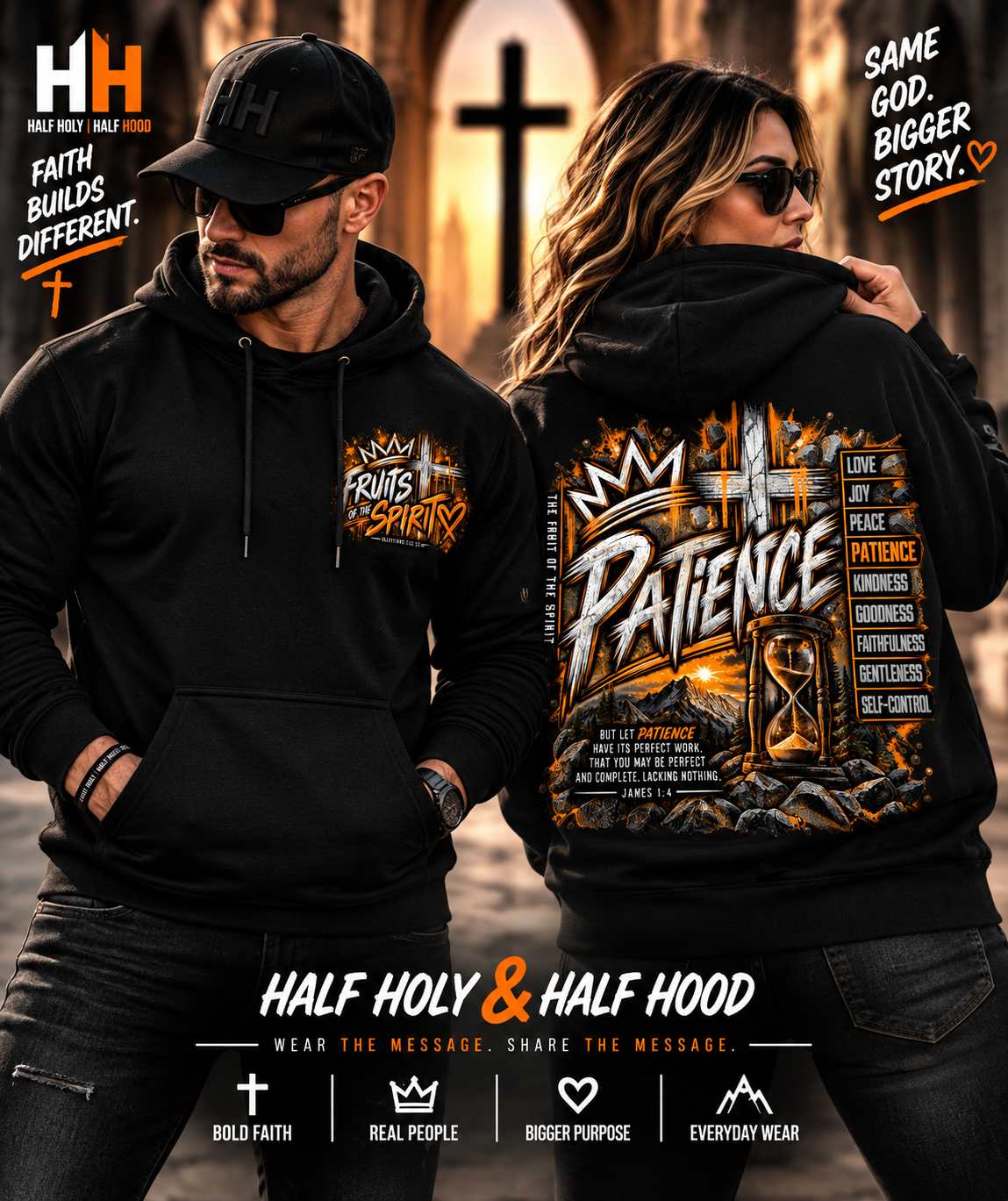 Fruits of the Spirit – Patience Unisex Hoodie