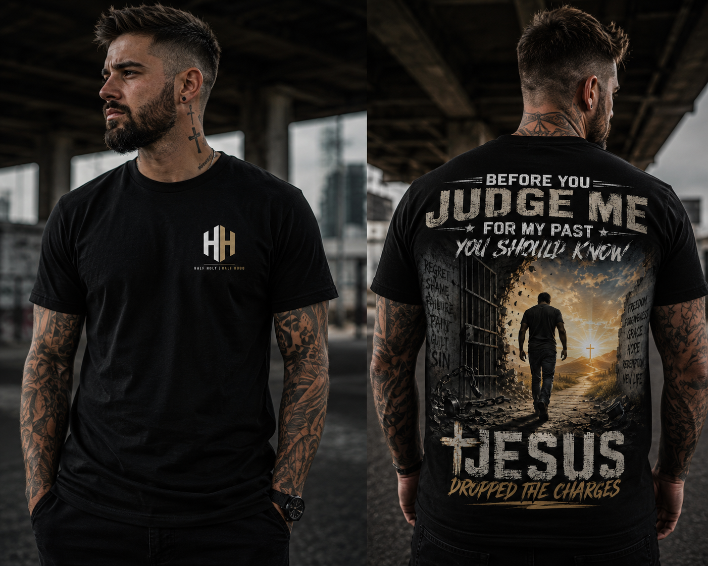 Jesus dropped the charges Tee