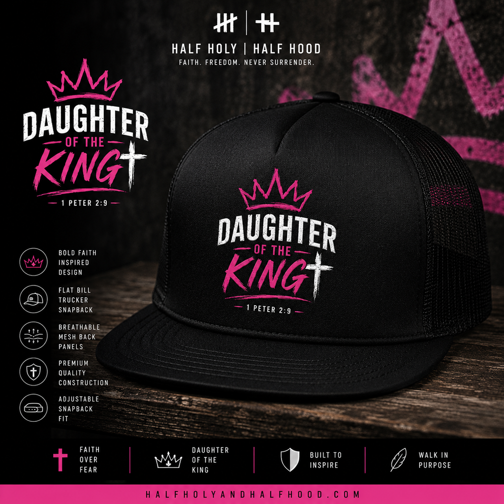 Daughter of the King™ Flat Bill Trucker Hat