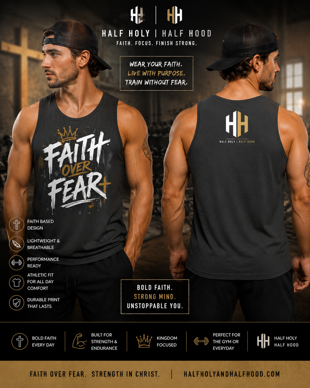 Faith Over Fear™ Performance Tank