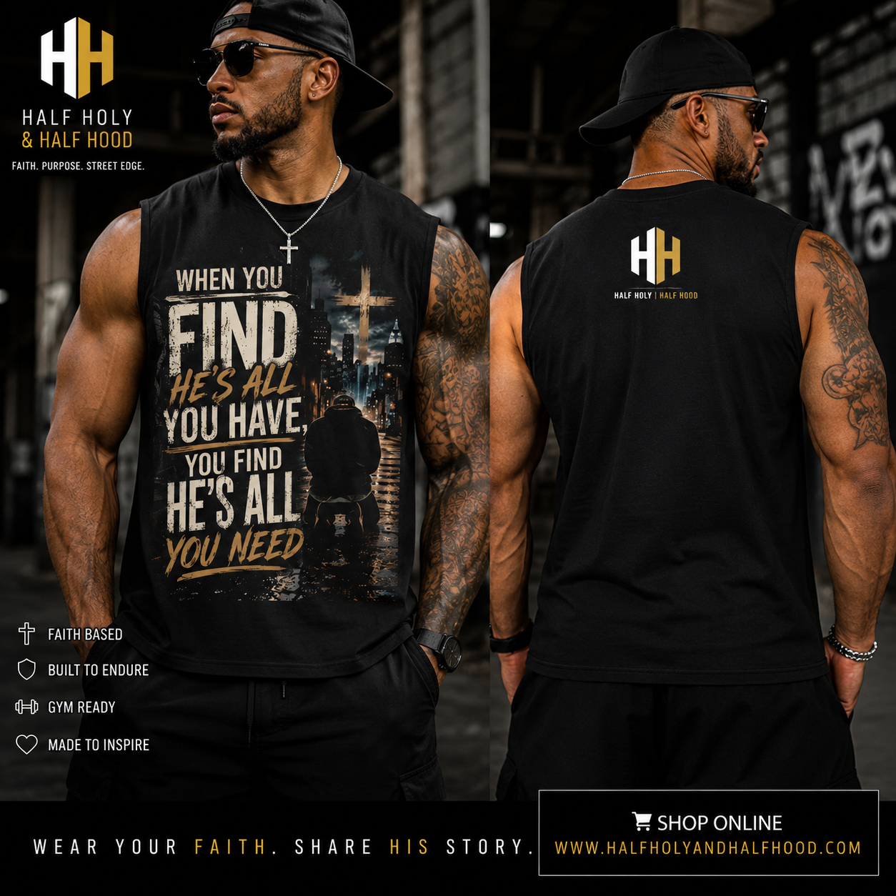 He's All You Need Muscle Tank