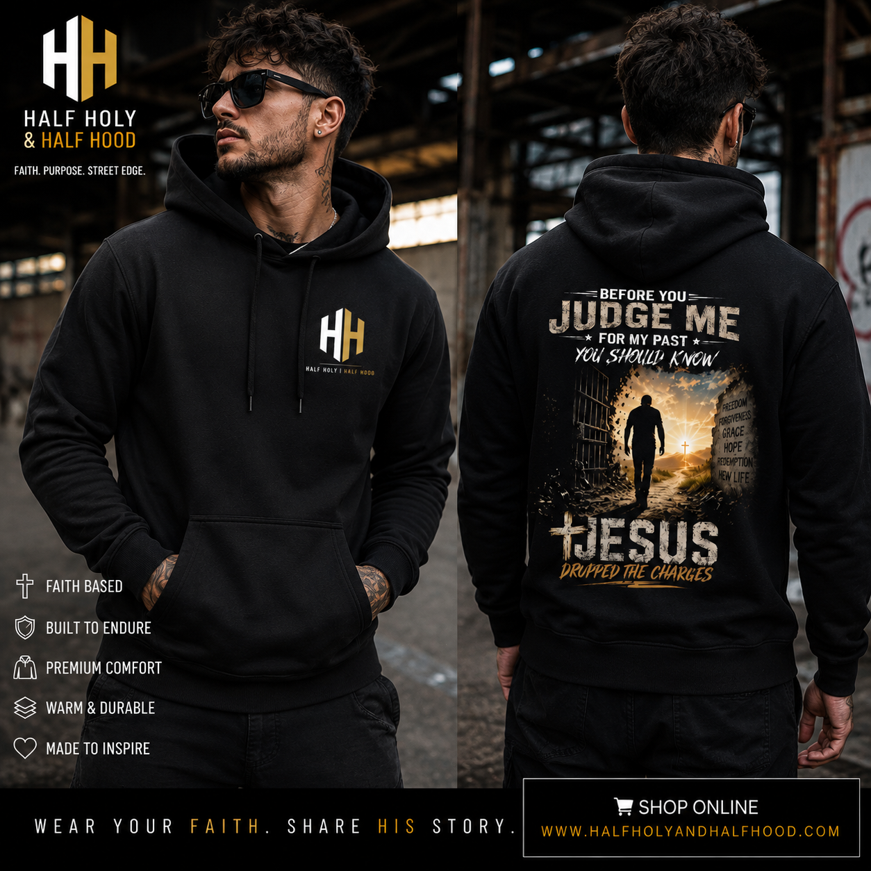 Dropped the Charges Pullover Hoodie