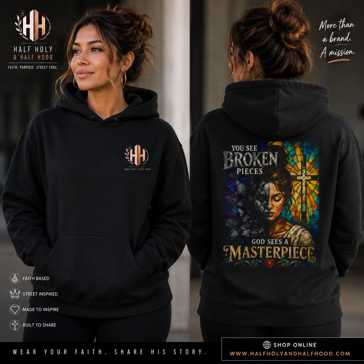 Masterpiece Hoodie – You See Broken Pieces