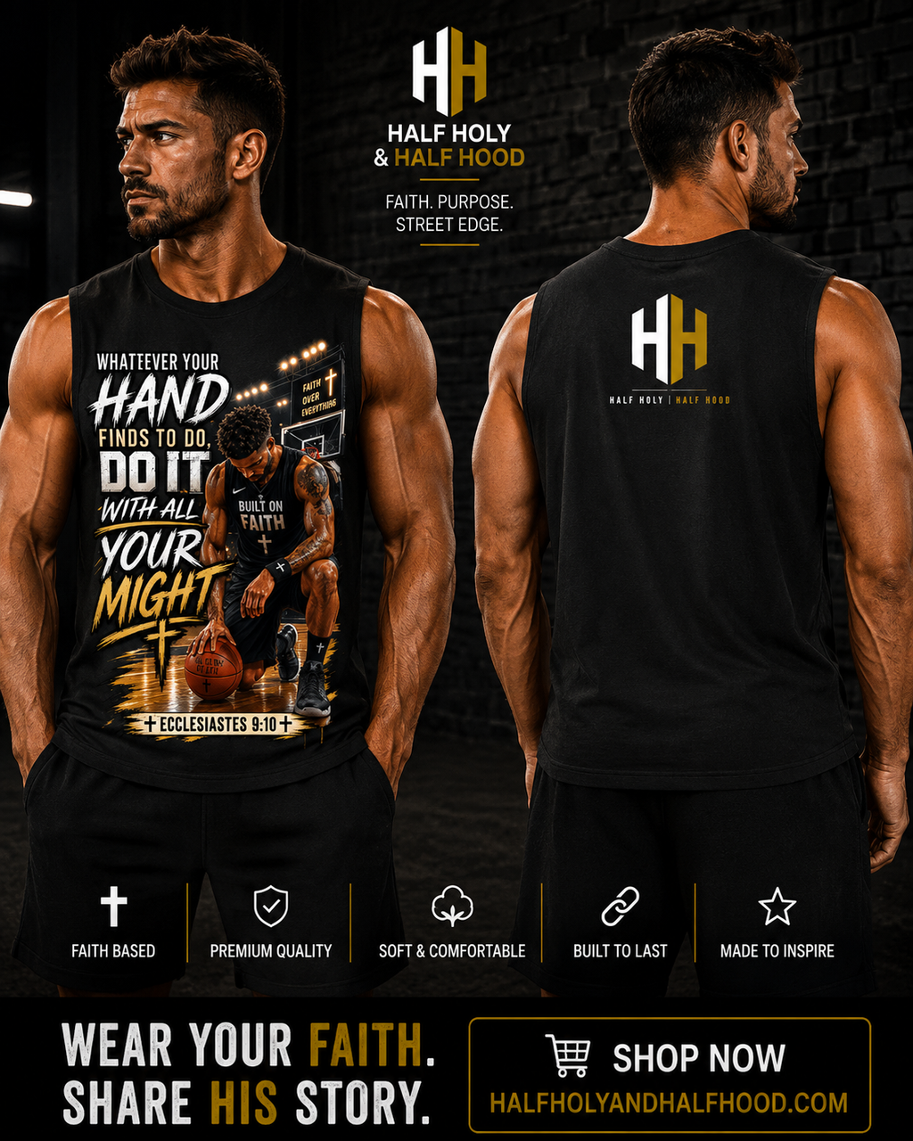 Play with Purpose Basketball Muscle Tank
