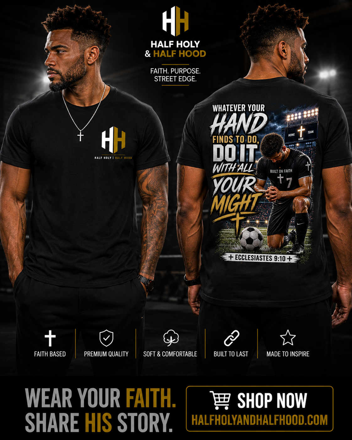 Do It With All Your Might™ Soccer Tee