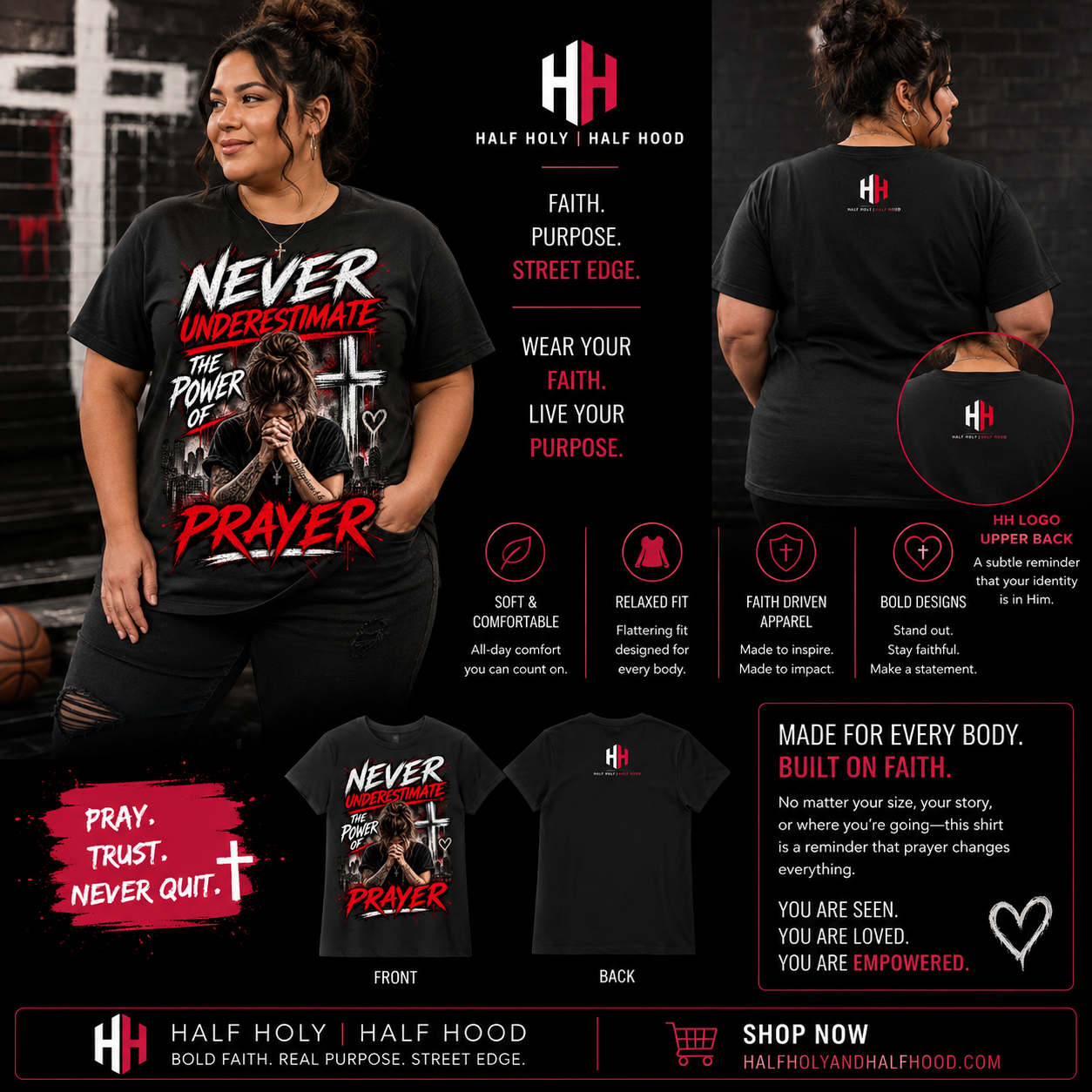 Power of Prayer Women’s Tee