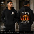 The Fourth Is With You Hoodie - Faith for the fire. Courage for the journey. Never alone -