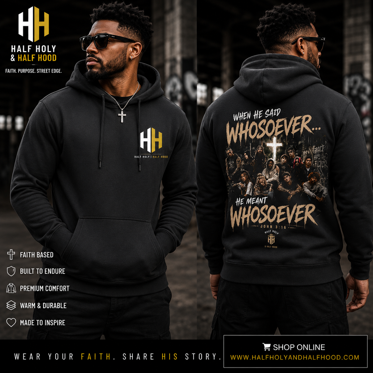 Whosoever  City Edition Pullover Hoodie